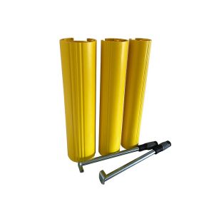 Plastic pallet racking upright protectors