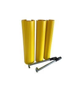 Plastic pallet racking upright protectors